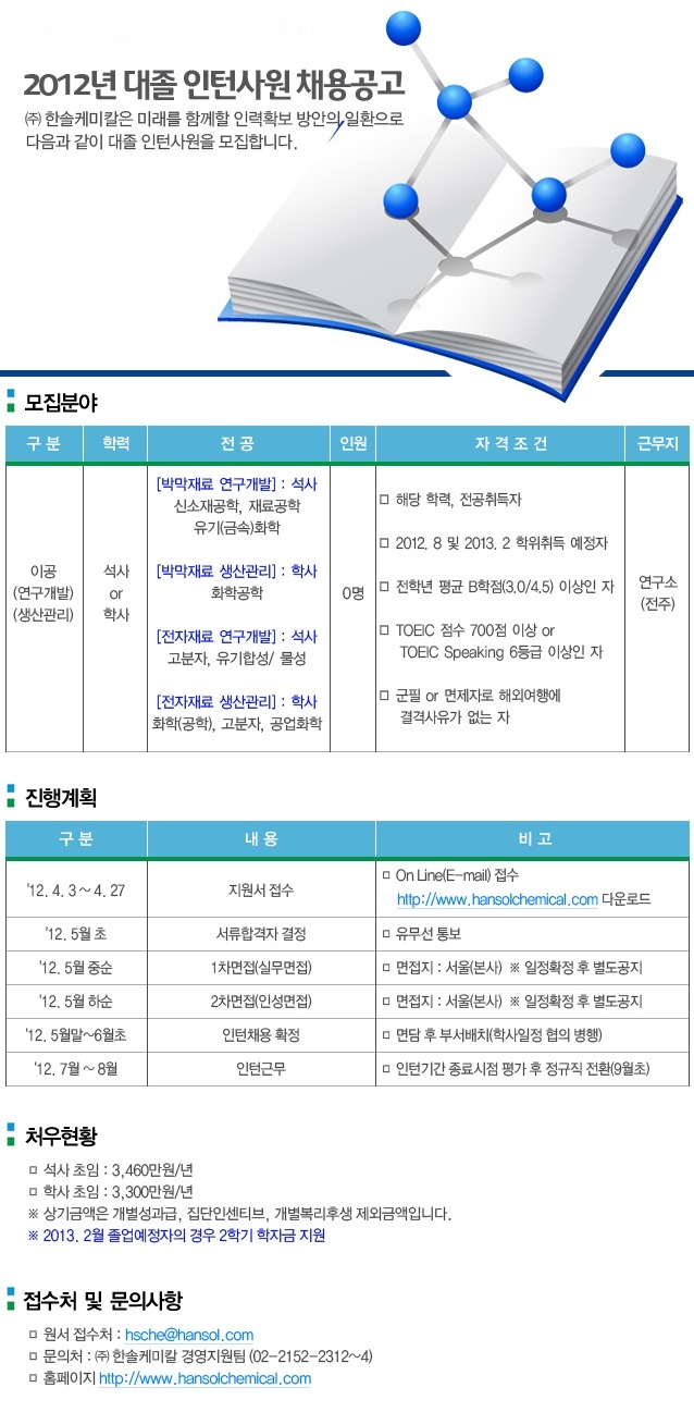 (주)한솔케미칼 이미지