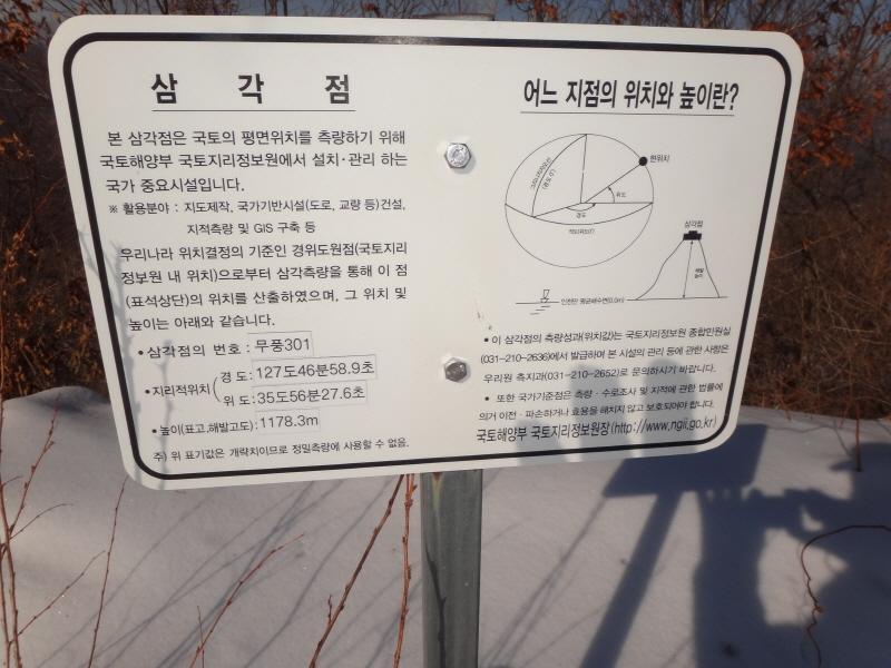 삼각점 이미지