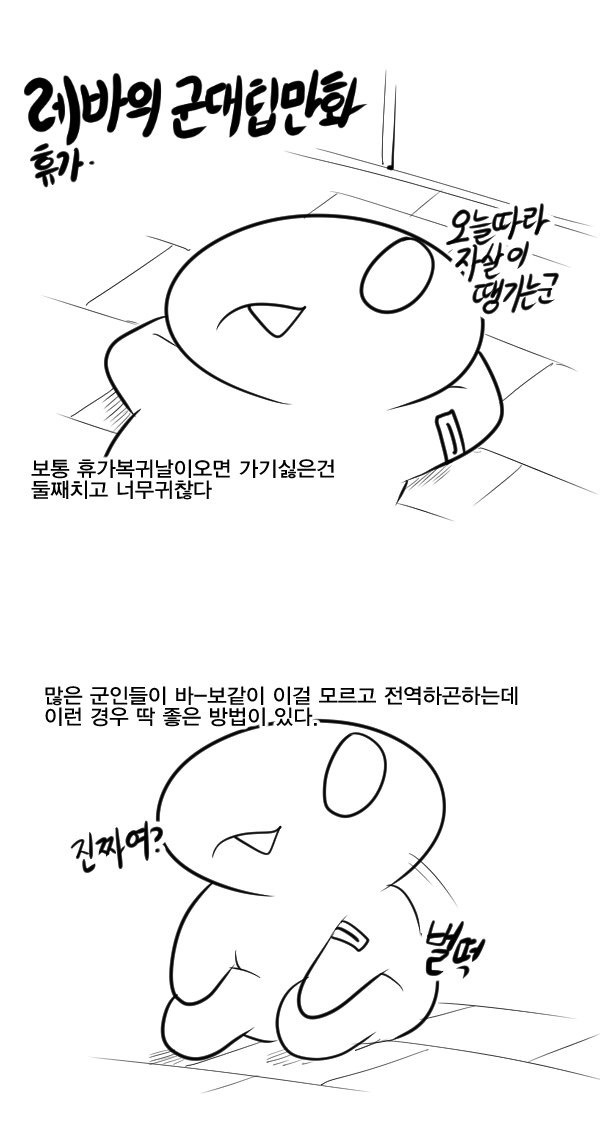 레바가 알려주는 군대휴가복귀 꿀팁 | 인스티즈