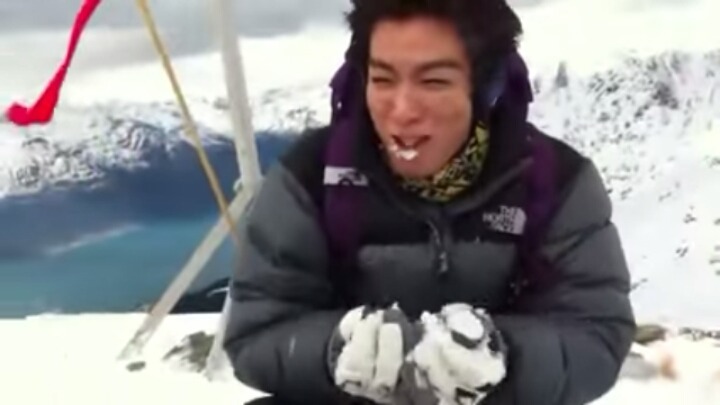 목말라서 눈 먹는 빅뱅.jpg | 인스티즈