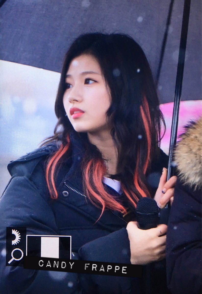 오늘 첫눈 맞는 사나.jpg | 인스티즈