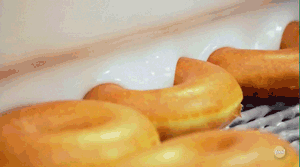 크리스피 도넛 생산 과정.gif | 인스티즈
