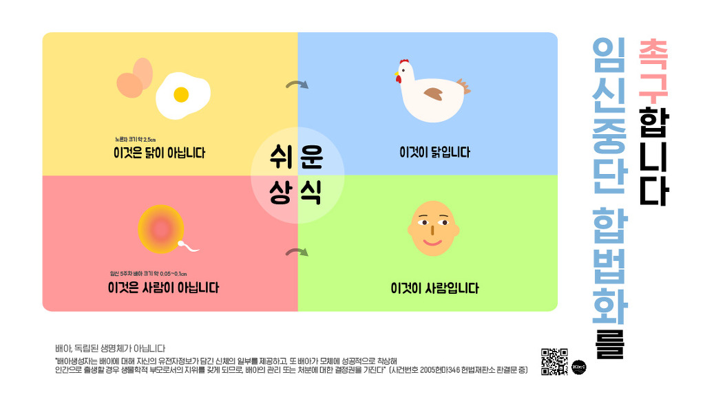 임신중단합법화를 촉구하는 지하철광고 이미지를 투표해주세요!(2월 7일 자정까지) | 인스티즈