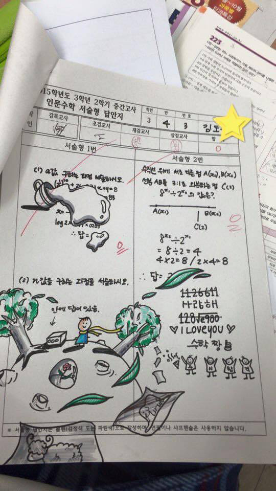 흔한 미술전공 학생의 시험 답안지.jpg | 인스티즈
