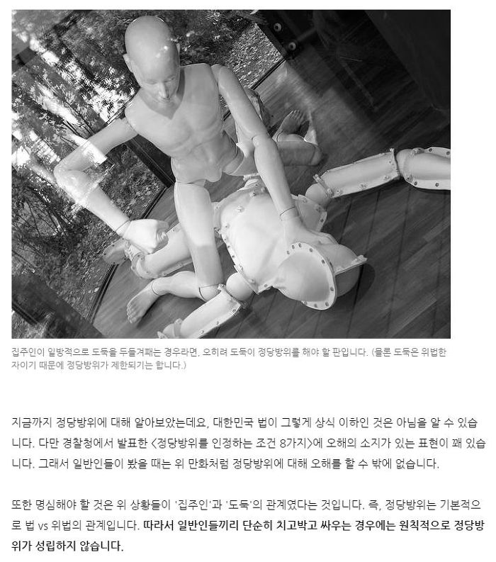 정당방위 요건에 대한 오해와 진실 | 인스티즈