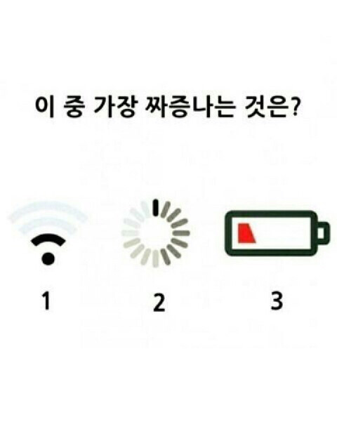 이중 가장 짜증나는 것은? | 인스티즈