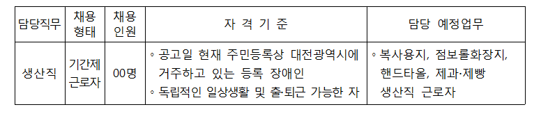 대전광역시시설관리공단무지개복지센터 이미지