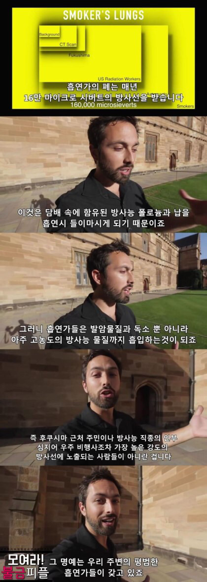 방사능에 가장 많이 노출되어 있는 사람 | 인스티즈