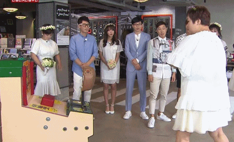 런닝맨 여자연예인 펀치대결.gif | 인스티즈