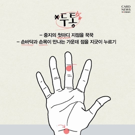 ＜부위별 지압OO이 아프면 OO을 지압하세요 | 인스티즈