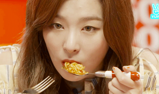 같이 먹어요 브이앱 슬기.gif | 인스티즈
