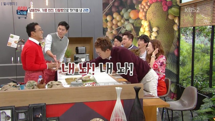 김남주와 김승우가 술 마실 때 먹는다는 김승우의 주안상 라면.jpg | 인스티즈