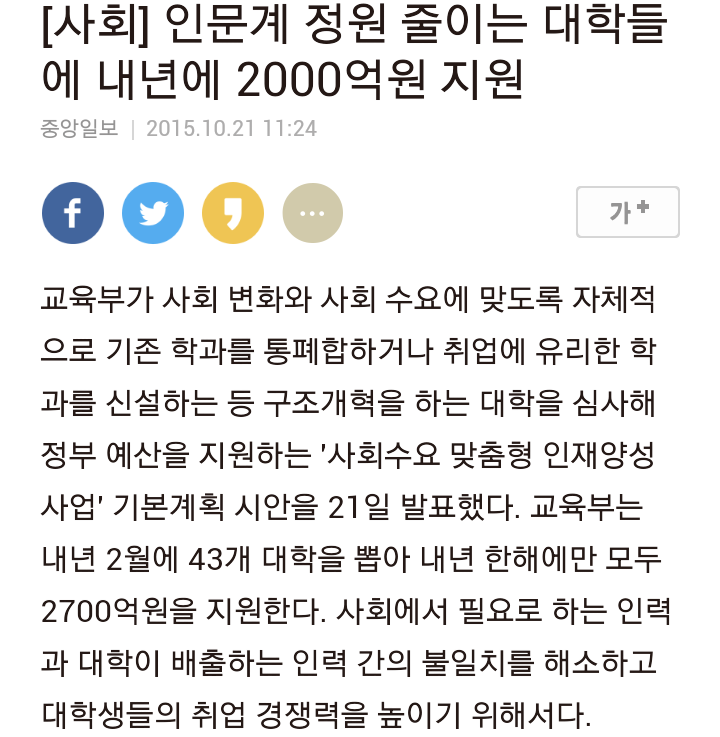 문과대학...대참사...jpg | 인스티즈