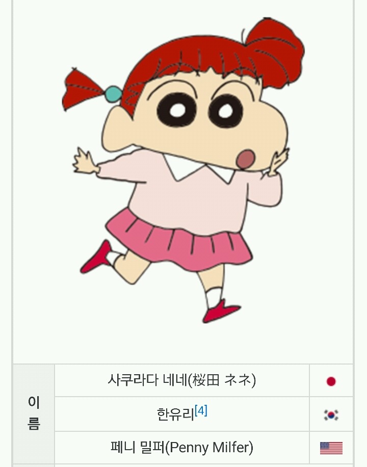 북미판 짱구는 못말려 이름 | 인스티즈