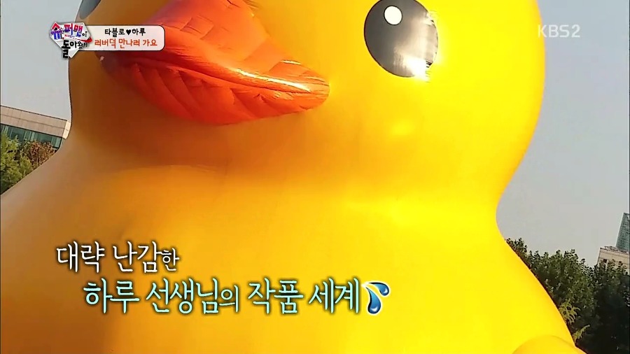 [슈퍼맨이돌아왔다] 러버덕 만나러 가는 하루 | 인스티즈