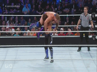 크리스 제리코한테 기술시전하는 AJ스타일스 | 인스티즈