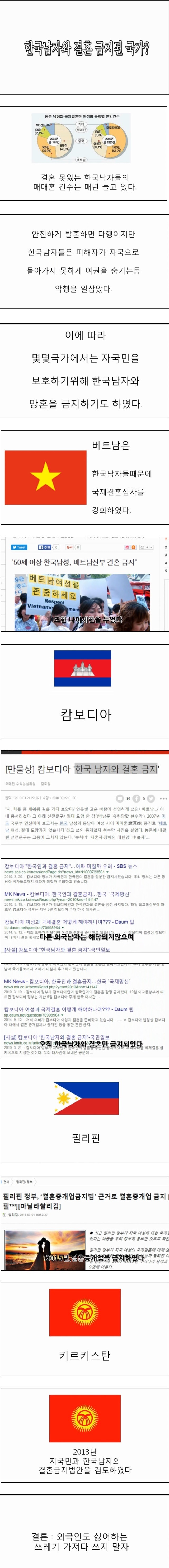 한국남자(줄이면 큰일남ㅋ)와 결혼이 금지된 국가.jpg | 인스티즈