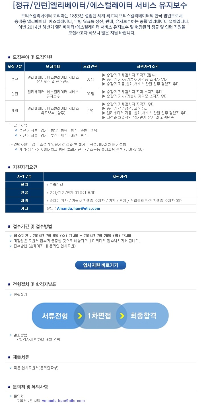 오티스엘리베이터(유) 이미지