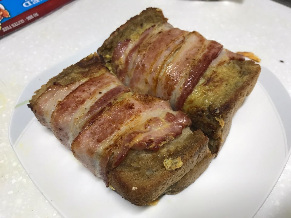 간단하게 베이컨말이 토스트 | 인스티즈