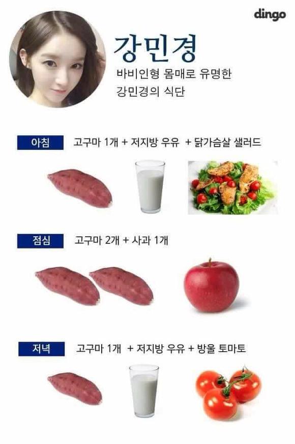 연예인들의 다이어트 식단 | 인스티즈