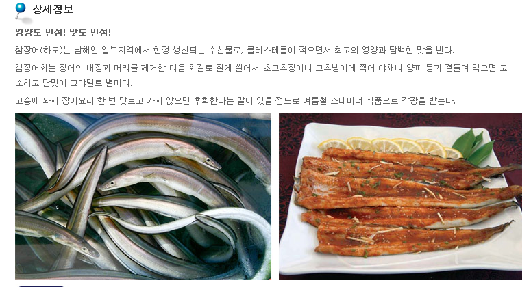 참장어 이미지