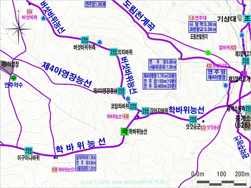 정상 조망점 이미지