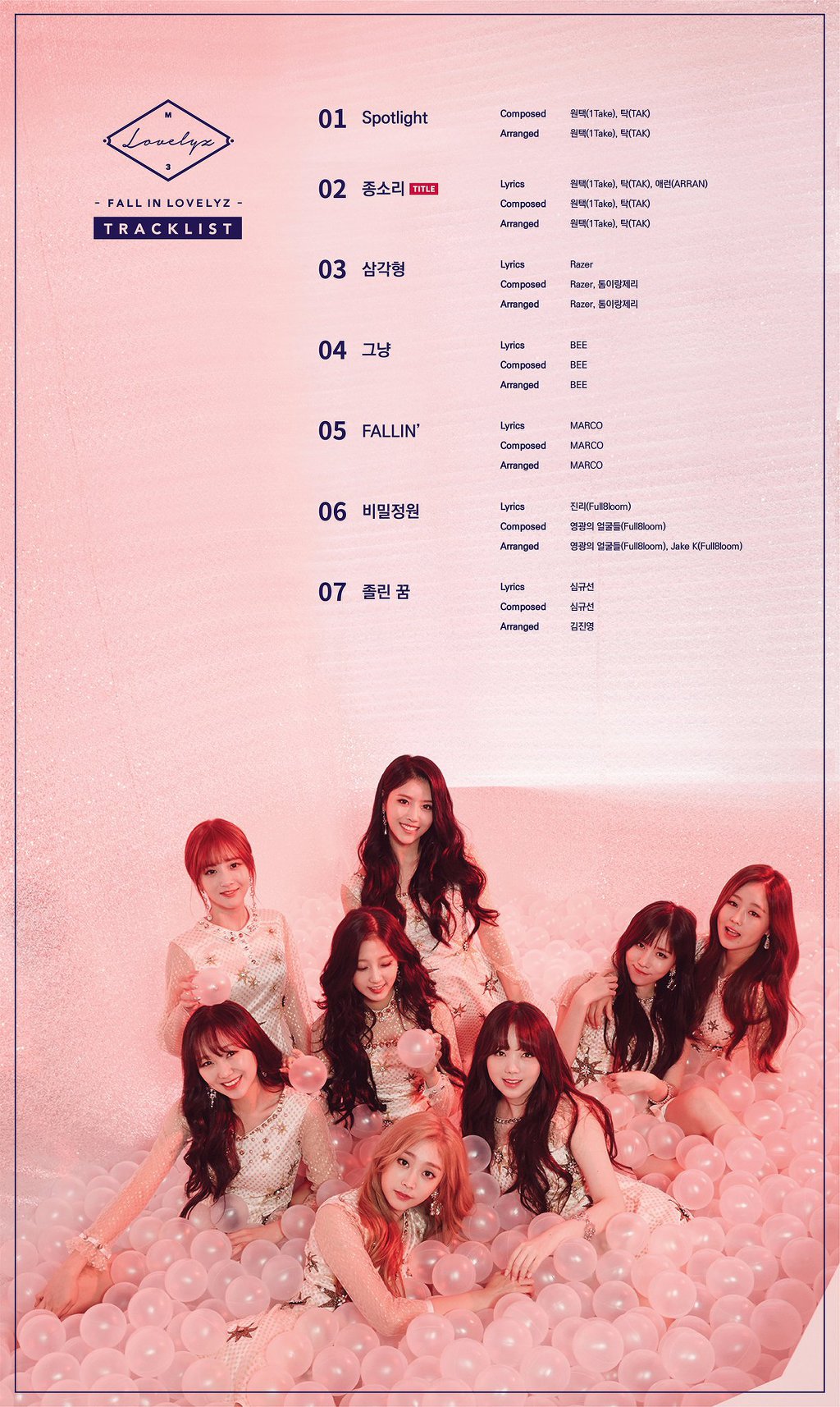 [러블리즈] 미니 3집 트랙리스트 | 인스티즈
