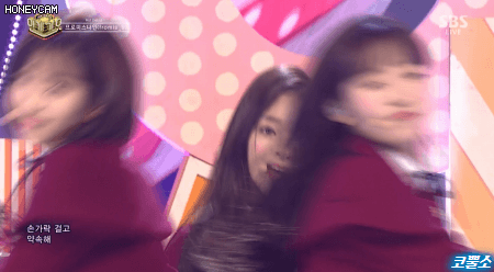 프로미스나인_인기가요.gif | 인스티즈