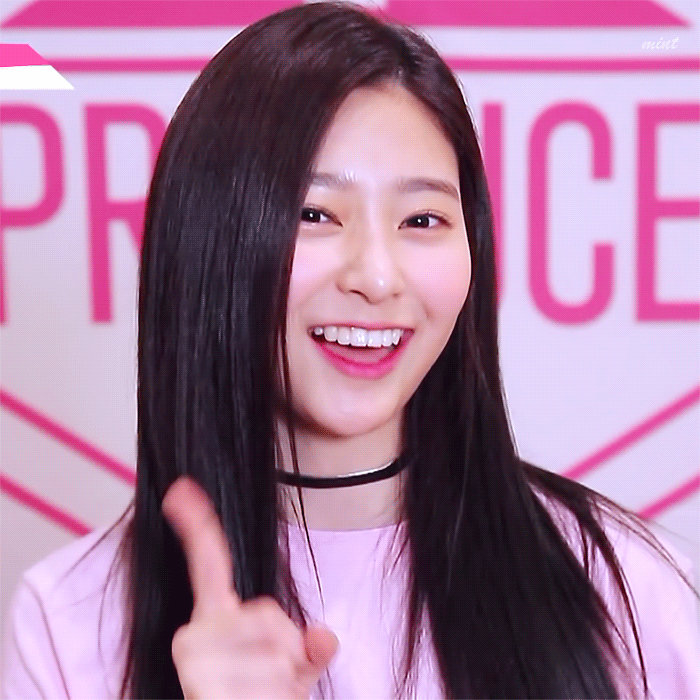 프듀48 내꺼야 클로즈업 김민주.gif | 인스티즈