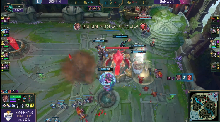 [LOL/소식] 2018 케스파컵 4강전,"그리핀 vs 담원게이밍"경기 결과 및 결승전 일정 | 인스티즈