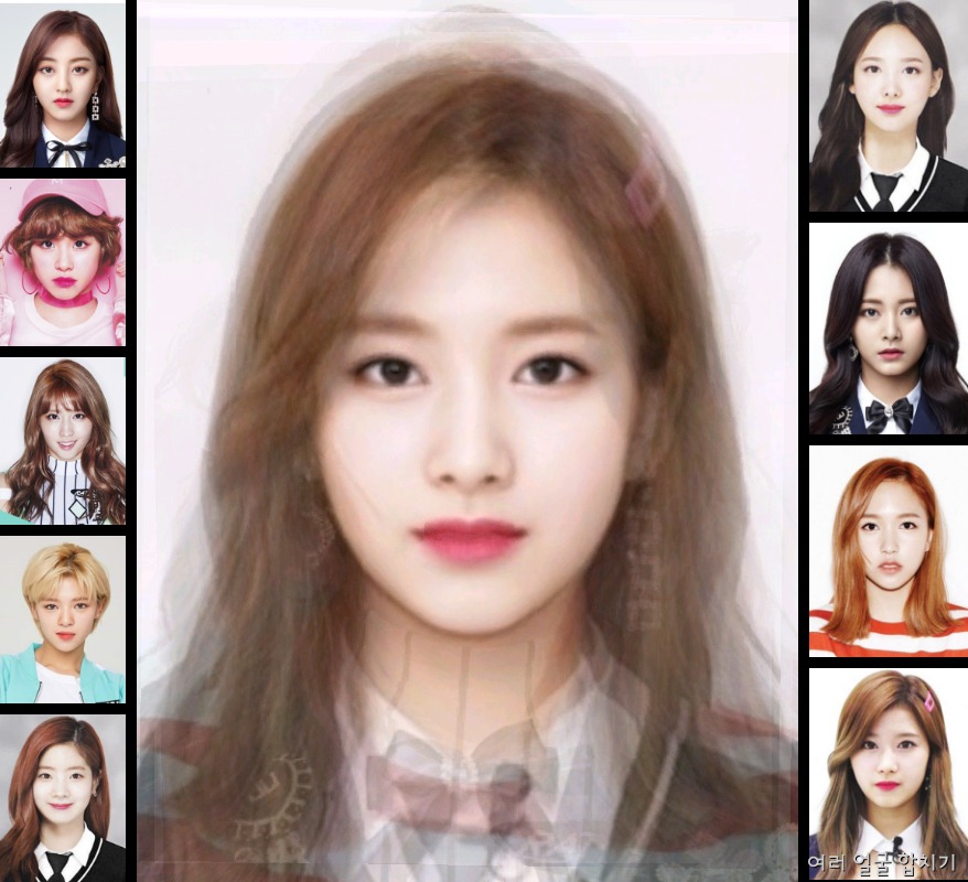 트와이스 평균얼굴 | 인스티즈