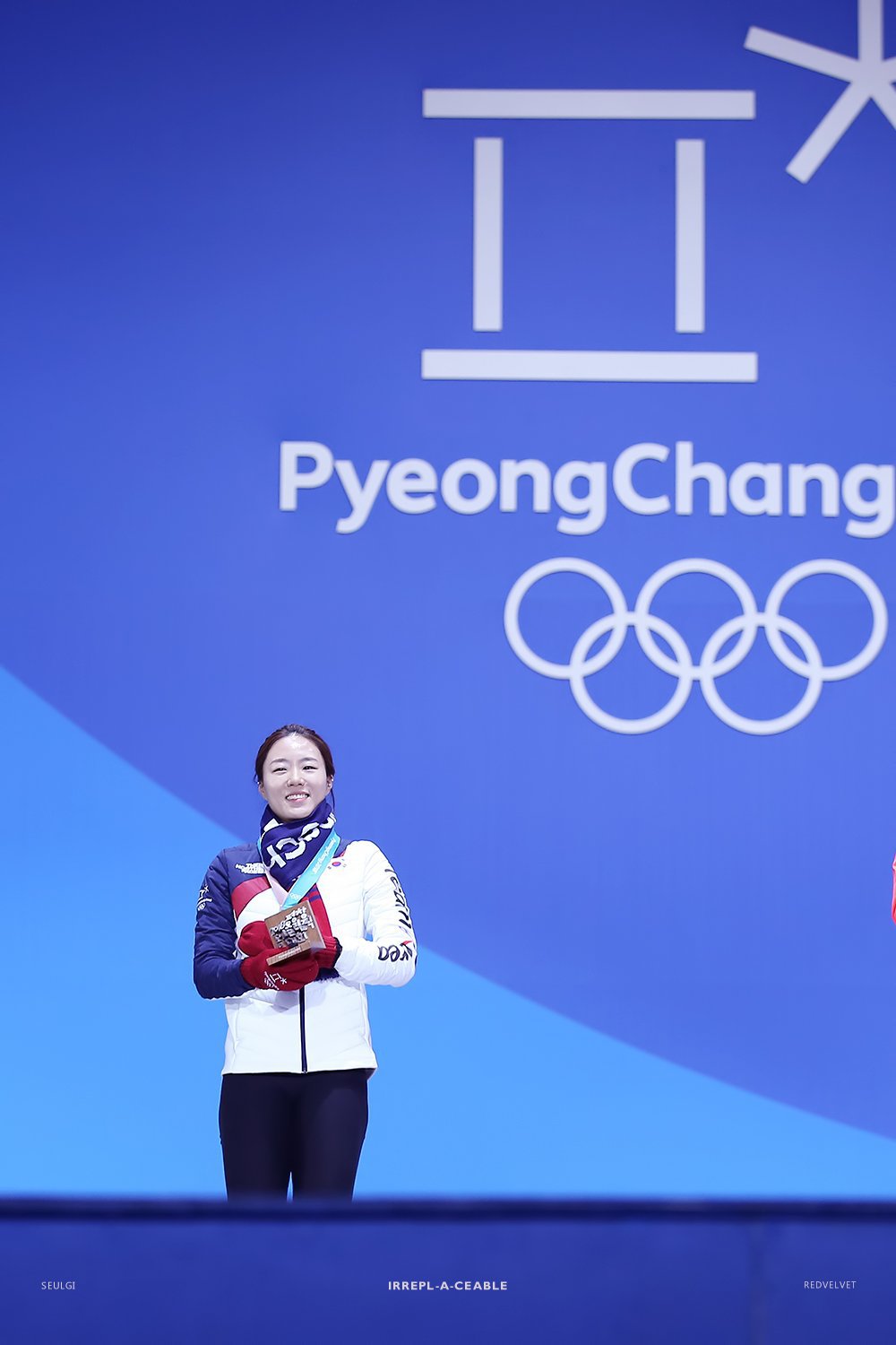 레드벨벳 슬기 홈마가 찍은 이상화 선수 메달수여식 직찍 | 인스티즈