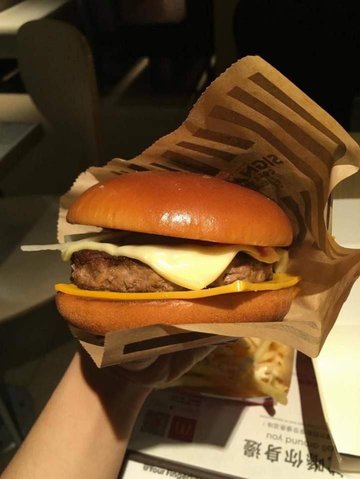 6500원짜리 홍콩 맥도날드 햄버거....jpg | 인스티즈