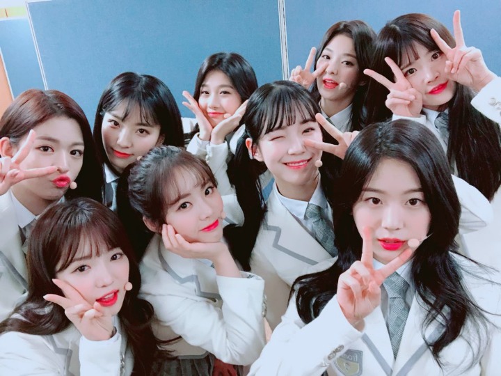 프로미스나인 음악방송 후 찍은 사진들 | 인스티즈