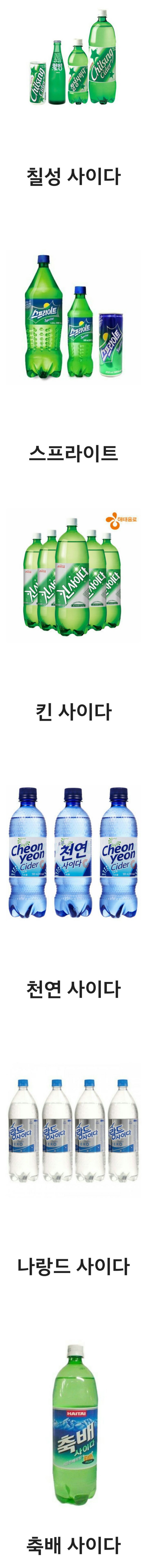 자신이 좋아하는 사이다는?? | 인스티즈