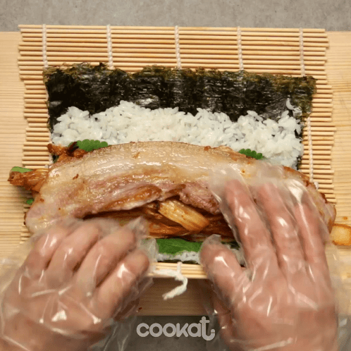 삼겹살 김밥 만드는과정 | 인스티즈