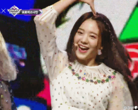 [데이터주의] 엠카 프로미스나인 규리.gif | 인스티즈