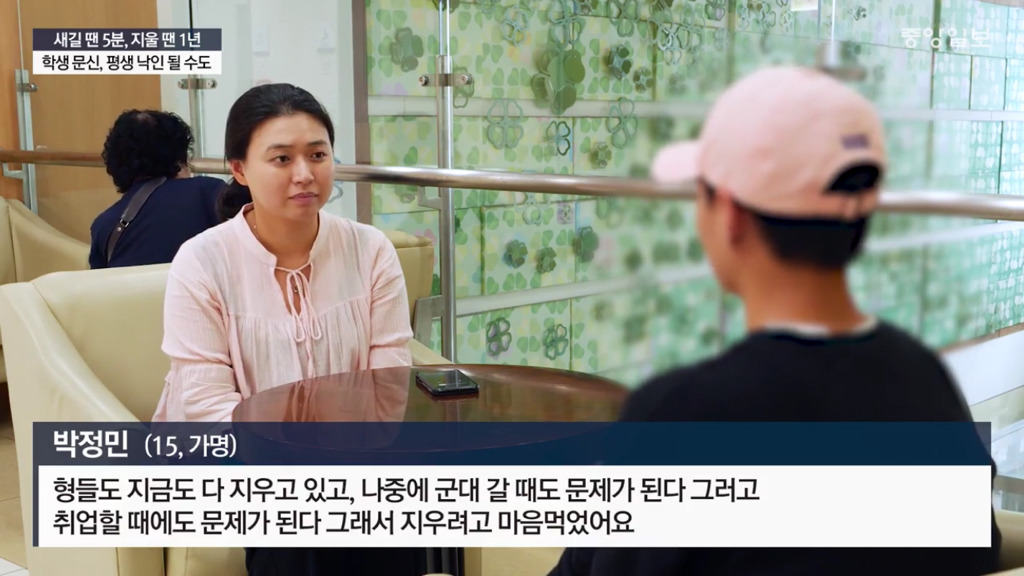 문신하고 후회하는 10대들 | 인스티즈