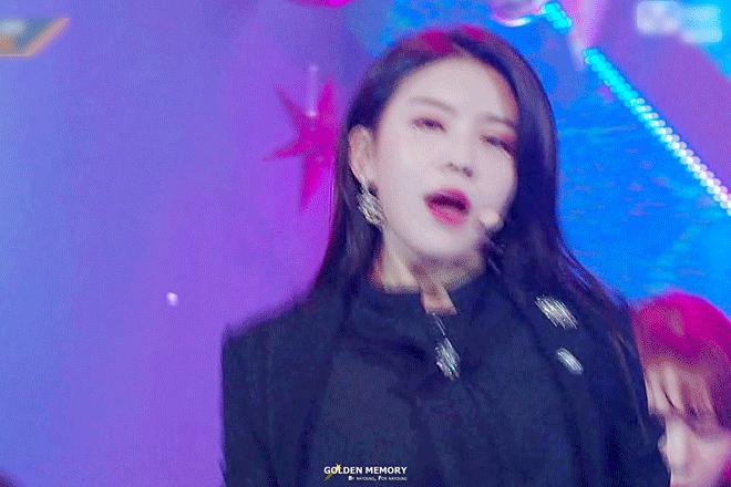 오늘 엠카 구구단 김나영.gif | 인스티즈